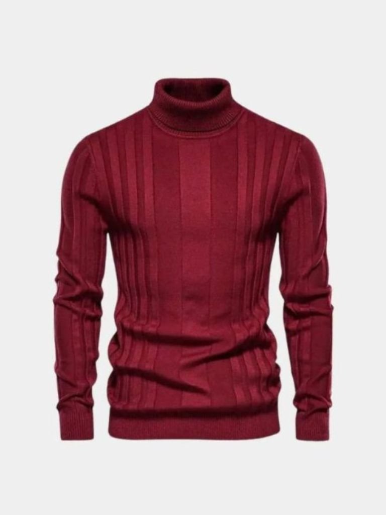 Maglione a Collo Alto in Maglia - Viretti