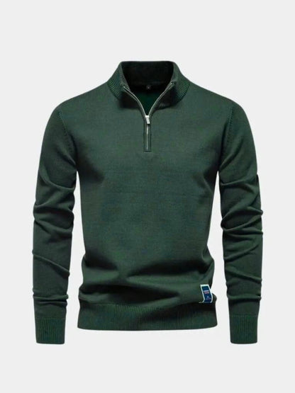 Maglione Essential a Mezzo Zip - Viretti