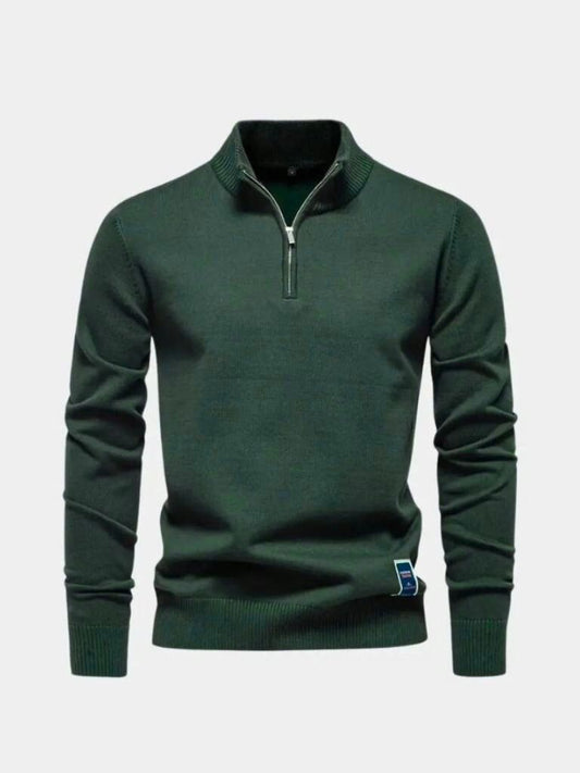 Maglione Essential a Mezzo Zip - Viretti