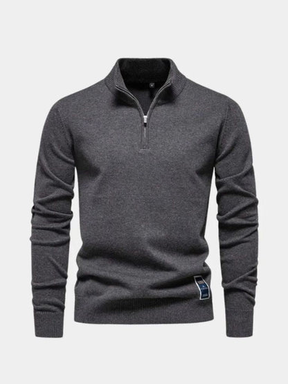 Maglione Essential a Mezzo Zip - Viretti