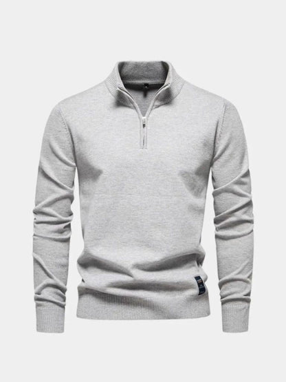 Maglione Essential a Mezzo Zip - Viretti