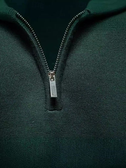 Maglione Essential a Mezzo Zip - Viretti