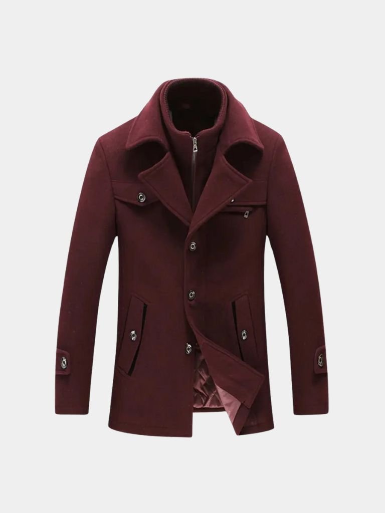 Cappotto Essenziale in Mistura di Lana - Viretti