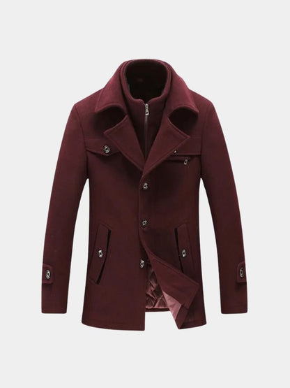 Cappotto Essenziale in Mistura di Lana - Viretti