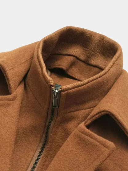 Cappotto Essenziale in Mistura di Lana - Viretti