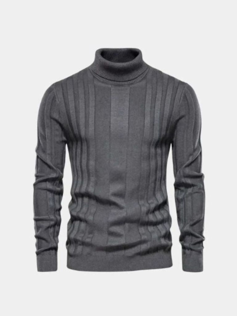Maglione a Collo Alto in Maglia - Viretti