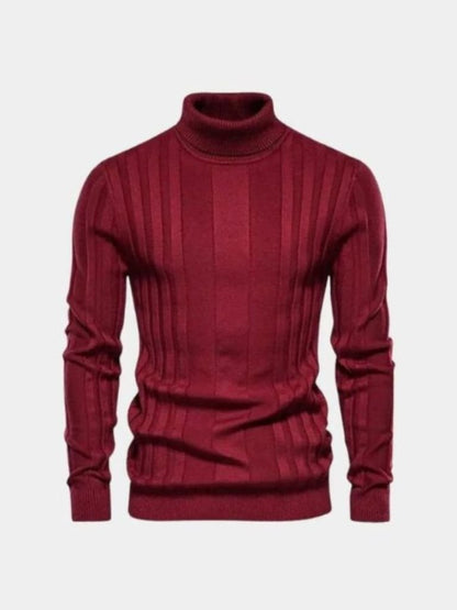 Maglione a Collo Alto in Maglia - Viretti